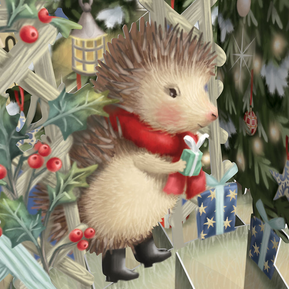 Miniaturbild: 3D Karte "Weihnachtsfest der Tiere" von Me&McQ XTW011