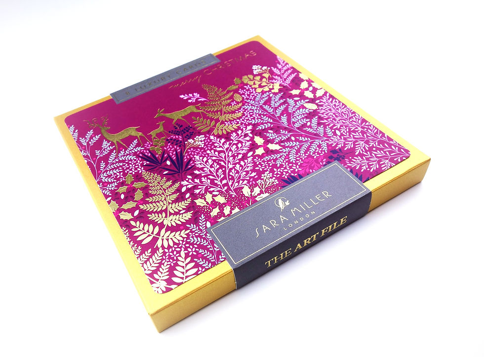 Miniaturbild: Karten-Set "Merry Christmas" (8 Karten) von Sara Miller London, LBX94
