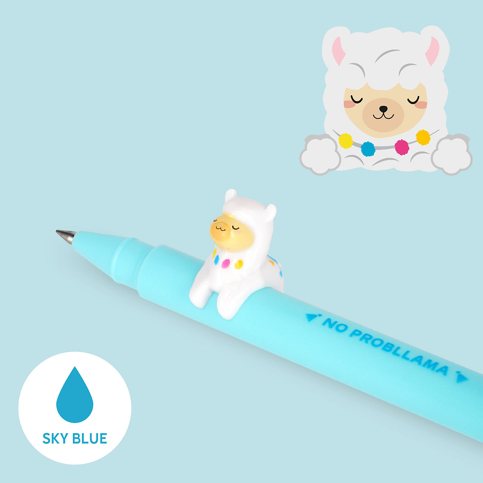 Legami Gelstift mit Tierdeko - Lovely Friends - "Lama", Legami Stifte, CPP0010