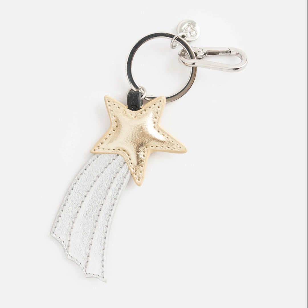 Bag Charm "Shooting Star" von Caroline Gardner, CHM108, Schlüsselanhänger Stern