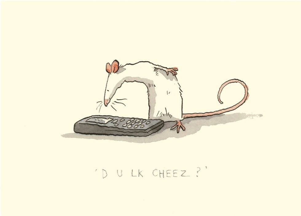 Karte "D U LK CHEEZ?"" von Two Bad Mice, M085, England