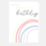 Karte "Have a wonderful Birthday" von Caroline Gardner, LNW005