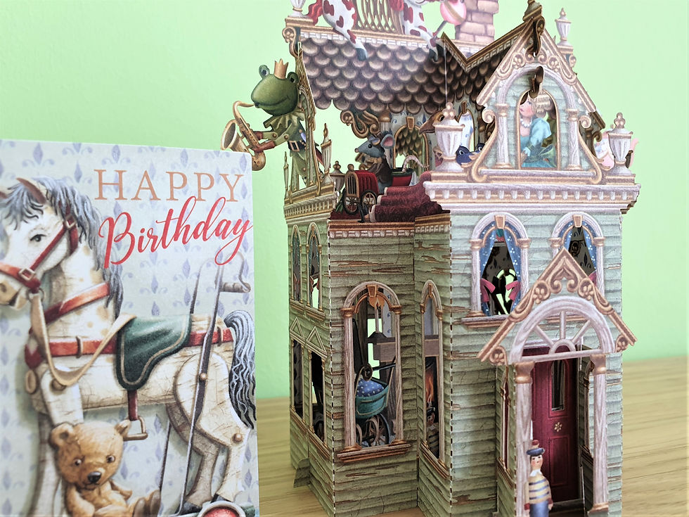 Miniaturbild: 3D Karte "Puppenhaus" von Me&McQ 3D033