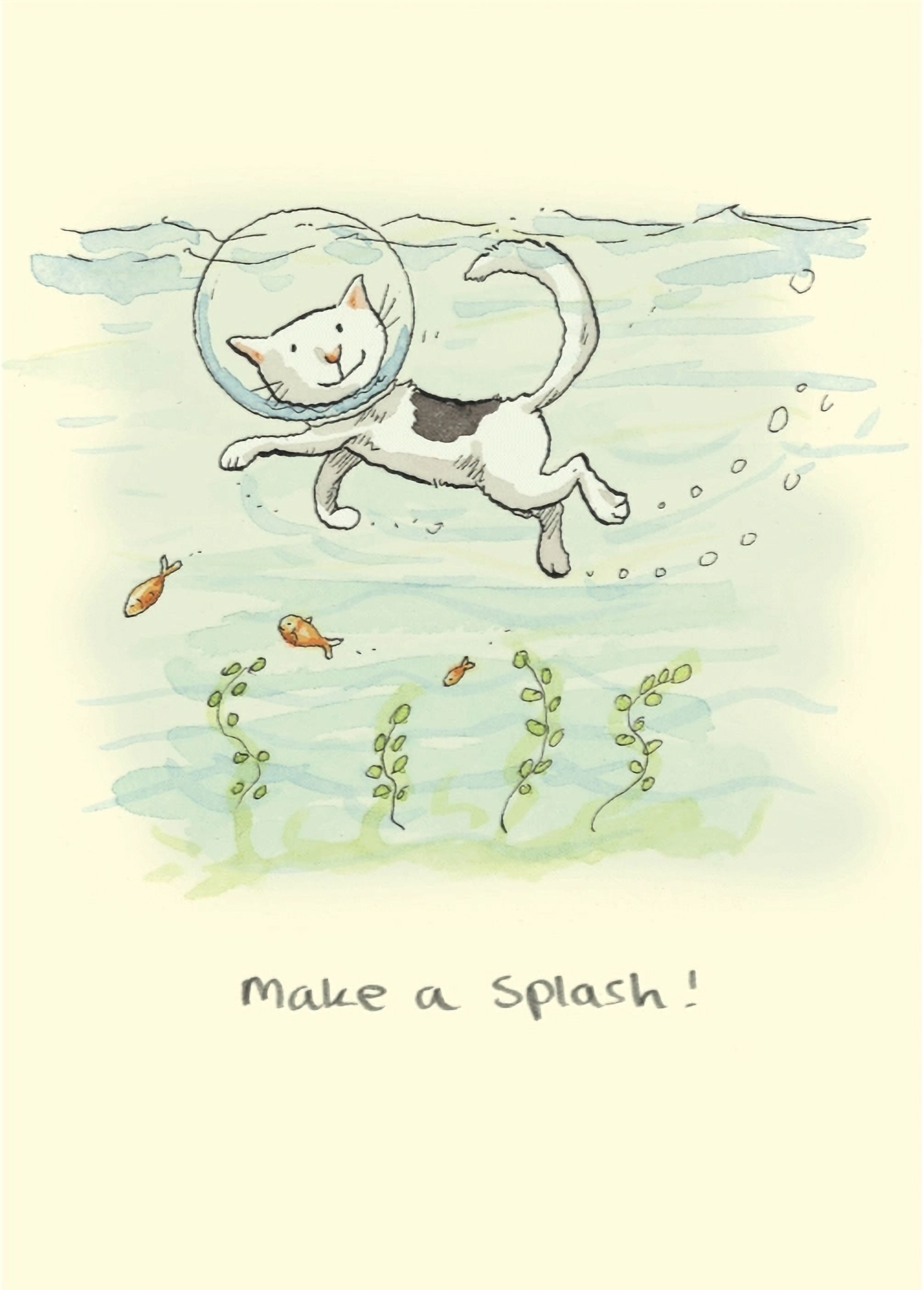 Karte "Make a splash!" von Two Bad Mice, M229, England