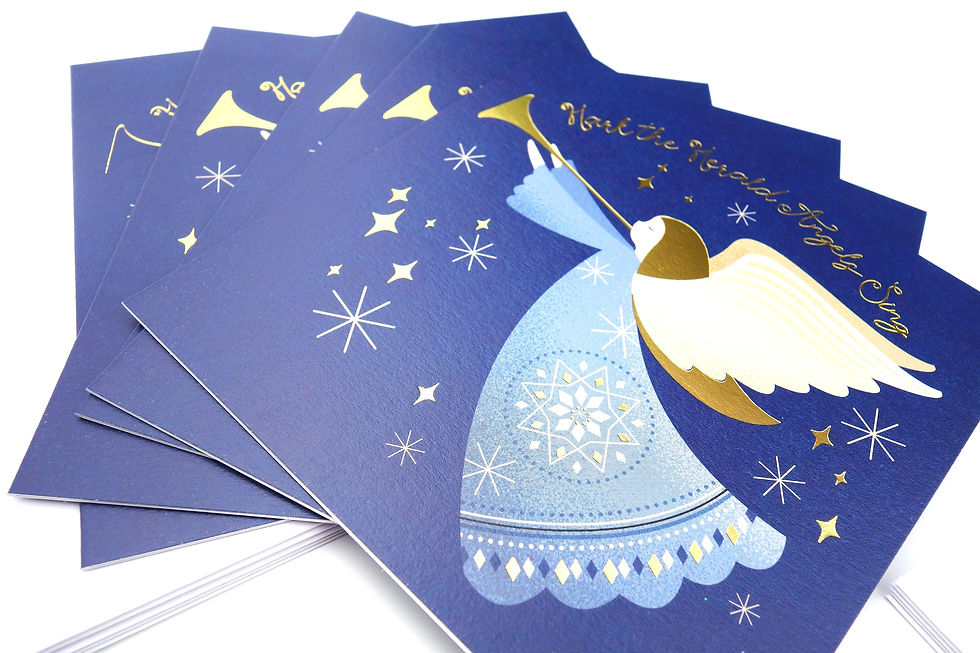 Miniaturbild: 10er Weihnachtskarten Set "Peace"