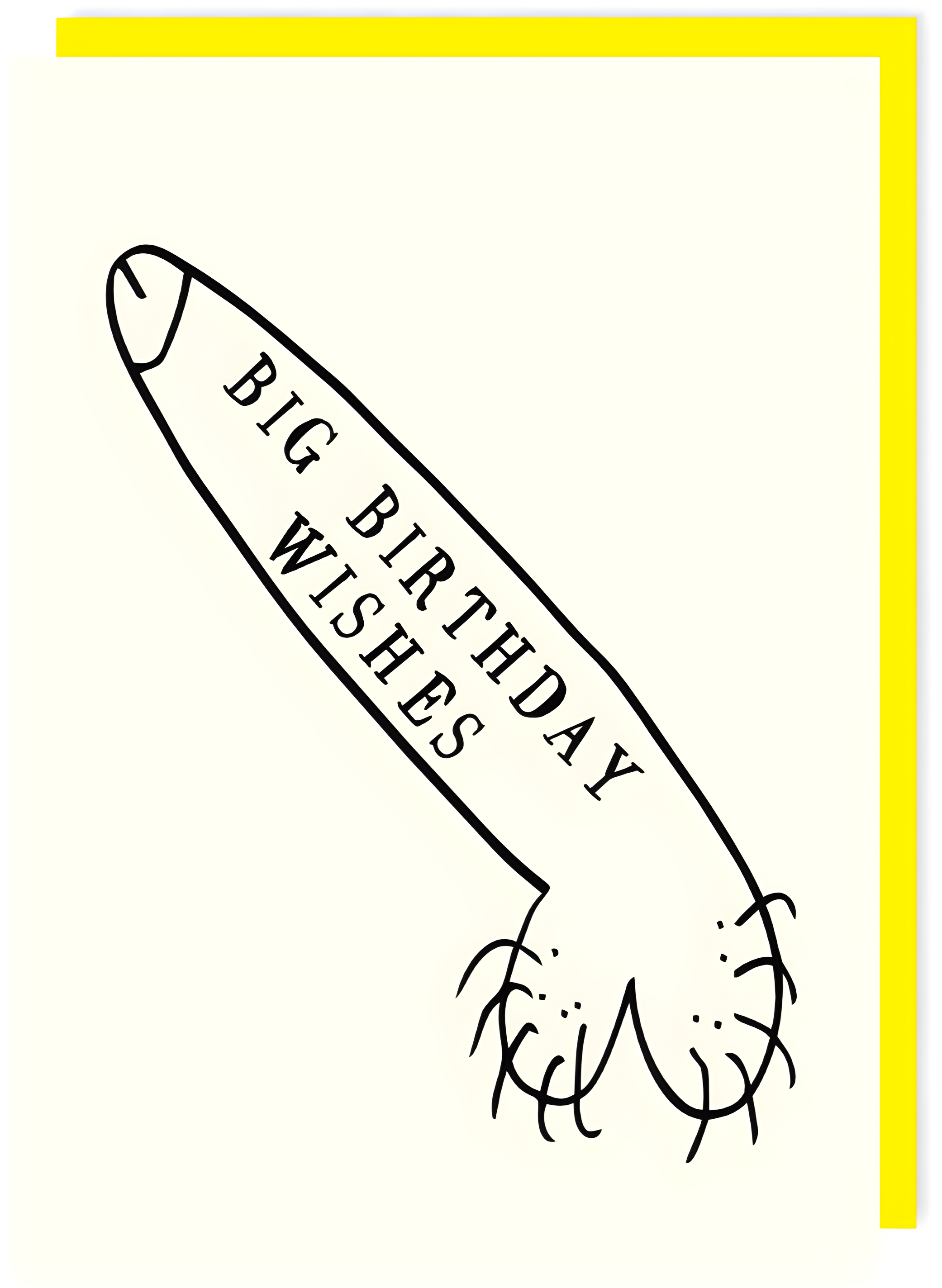 Geburtstagskarte "Big Birthday Wishes" von Charley Rabbit, L059