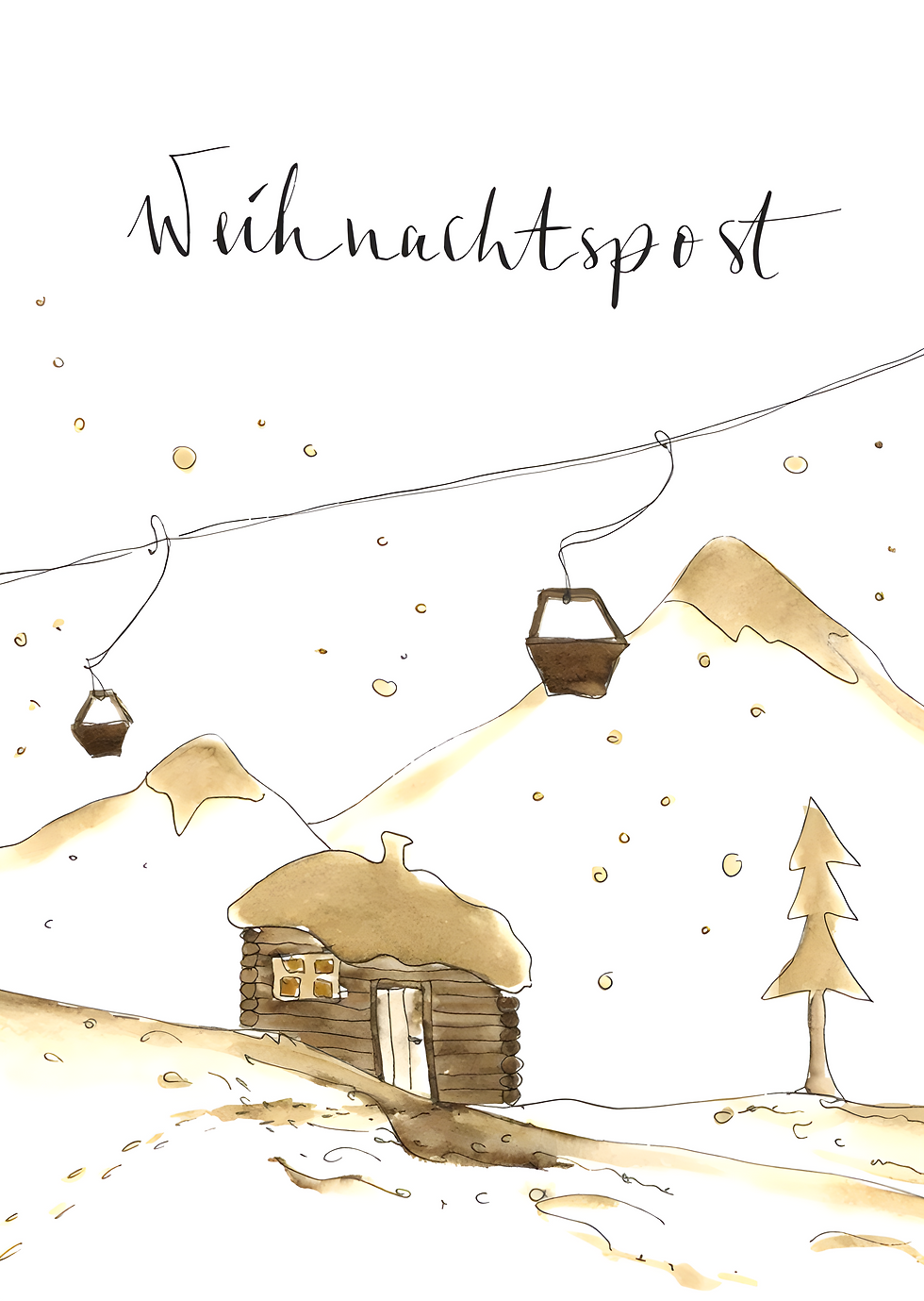 Postkarte "Weihnachtspost", AAPX036