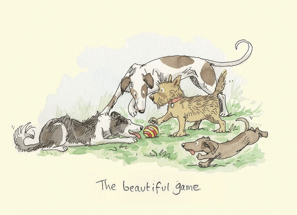 Karte "The beautiful game" von Two Bad Mice, M184, England