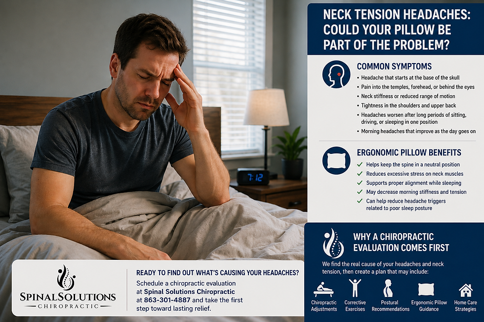 Neck Tension Headaches: Could Your Pillow Be Part of the Problem?