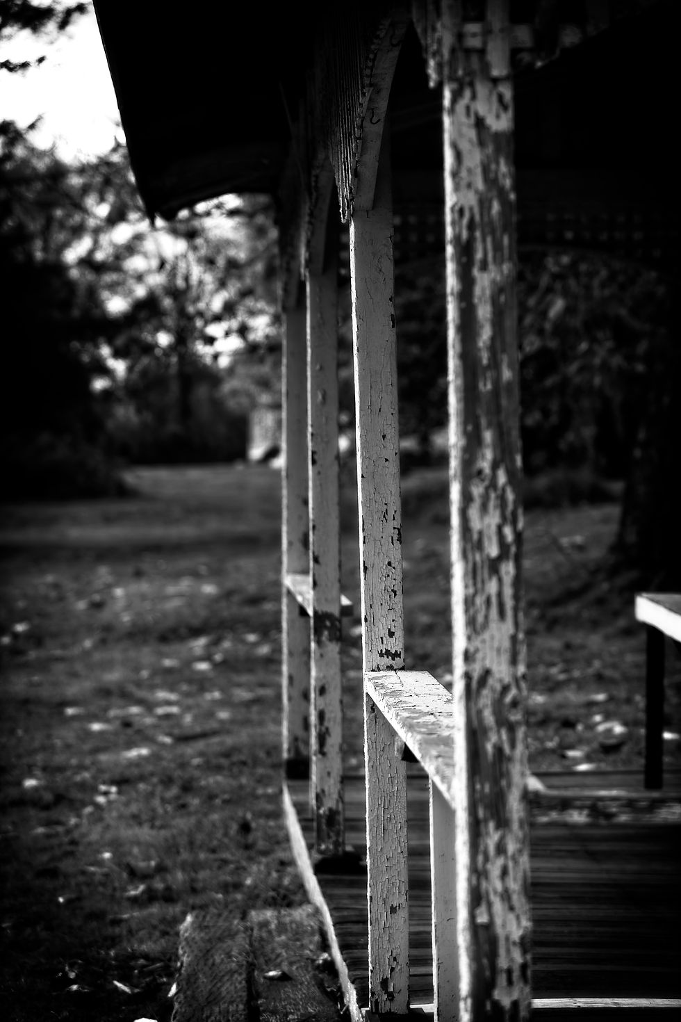 Shack Porch #4 (B&W) 10.27.18
