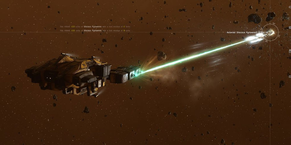 (Space mining in EVE Online)