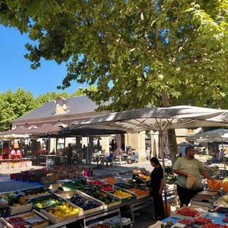 het is zo gezellig om je boodschappen te doen op een van de 9 leukste markten in ons deel van de Dordogne.