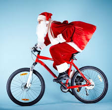 Julemanden cykler oz - det er vi glade for i TMCK!