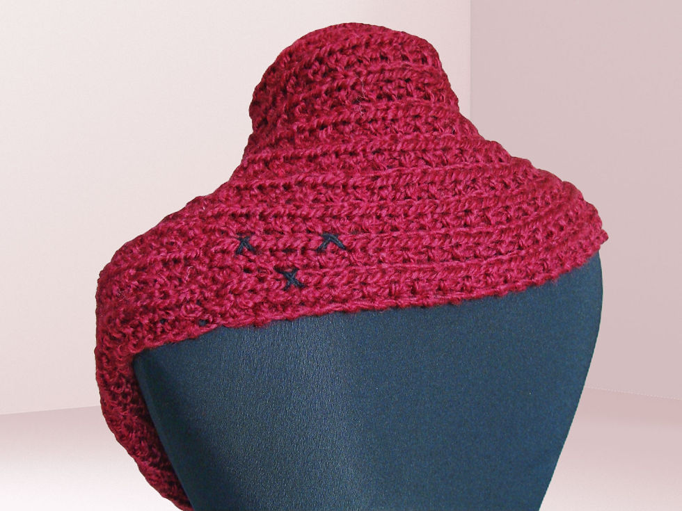 Thumbnail: Closed Scarf Neck Warmer Women Men Soft Alpaca Wool High Quality
