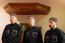 foto 3 mannen van Ensemble Sakartvelo