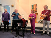 foto Ketevan Tsiklauri in concert op de benefiet-avond van Stichting Imedi. 