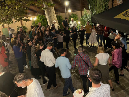Sakartvelo op het eindfeest Festival in Tbilisi.