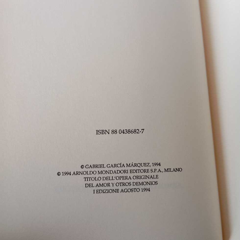 Miniatura: Dell'Amore di Altri Demoni - Gabriel García Márquez