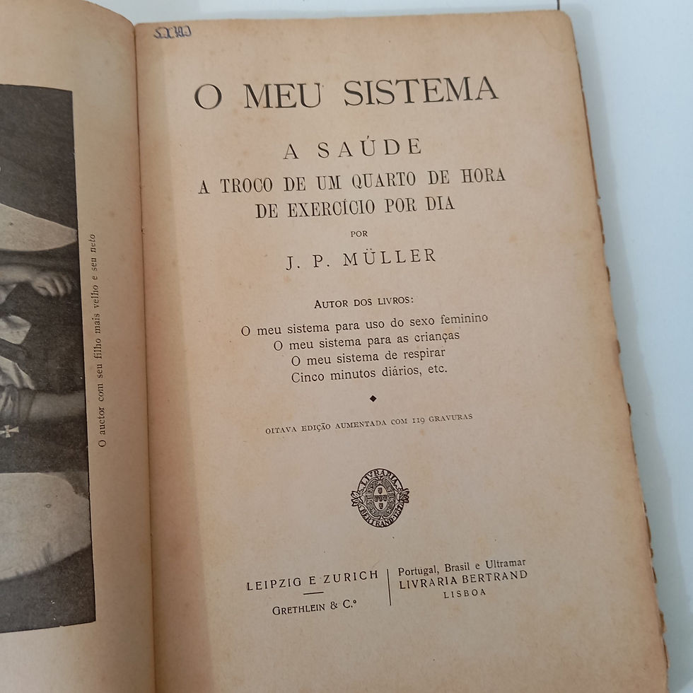 Miniatura: O Meu Sistema, A Saúde - J. P. Muller