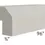 Thumbnail: Mia Grey Angle Light Rail Molding 96"W