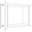 Thumbnail: Snowline Shaker 24”x30"  Wall Cabinet - Diagonal Corner Glass