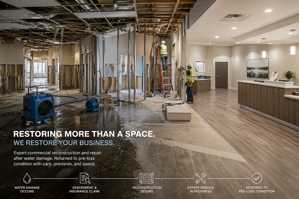 Commercial Reconstruction & Repair After Water Damage