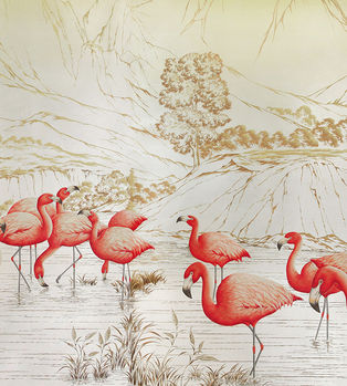 Colourway SC-120 on Sterling Silver gilded Xuan paper.jpg