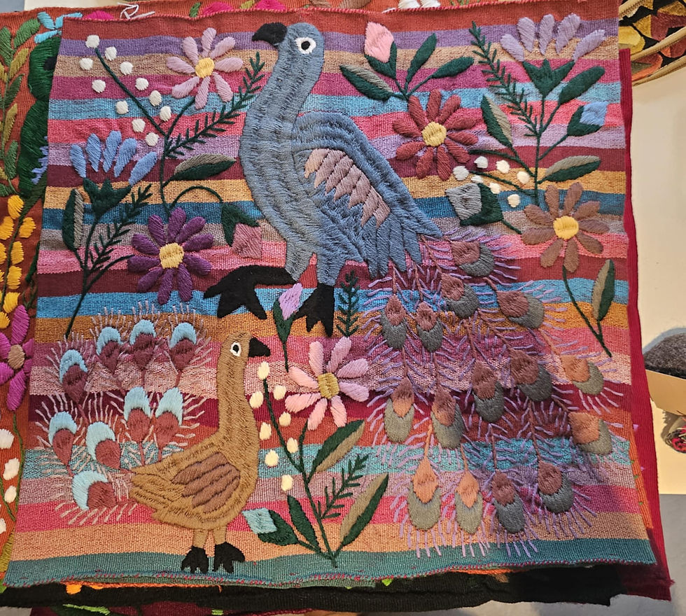 Thumbnail: MEXIKANISCHE KISSENBEZÜGE - HANDGEWEBT & HANDBESTICKT