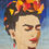 Miniature : Gewebter Wandteppich mit dem Gesicht von Frida Kahlo