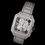 Thumbnail: Luxury Watch in Real VVS Moissanite Diamond Watch, Handmade Stainless Steel