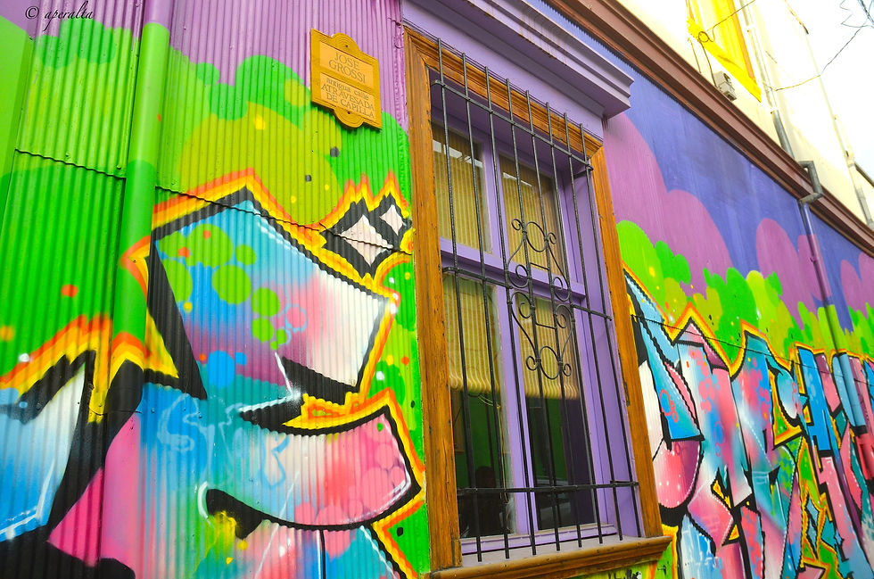 Fachadas de Valparaíso