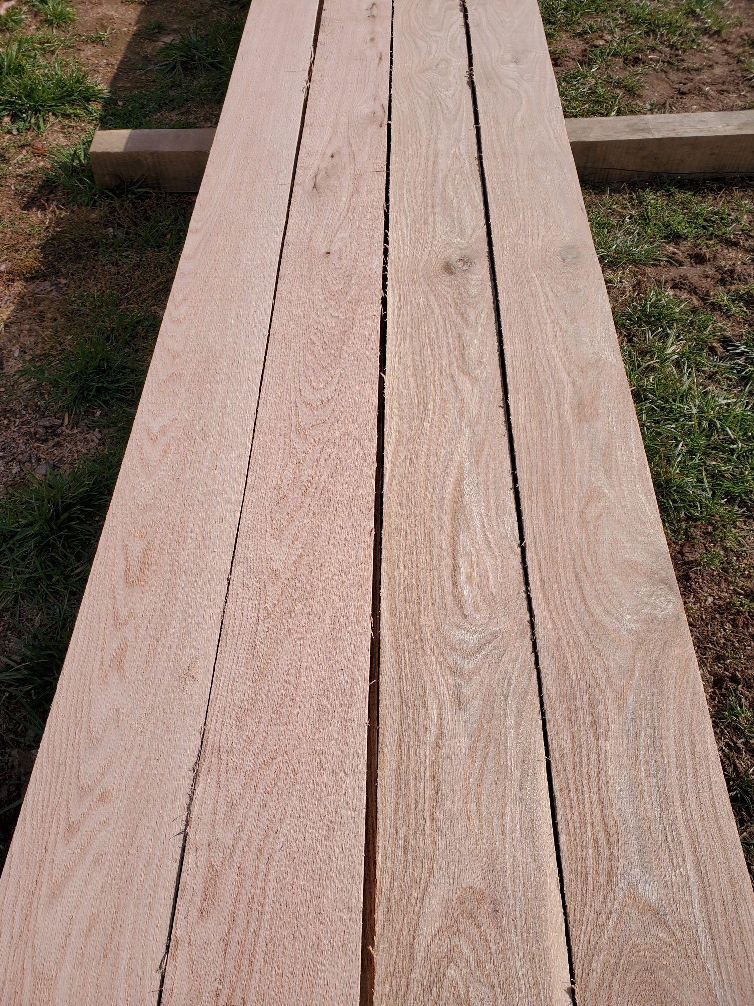 1" x 6" x 16' Oak Fence Boards
