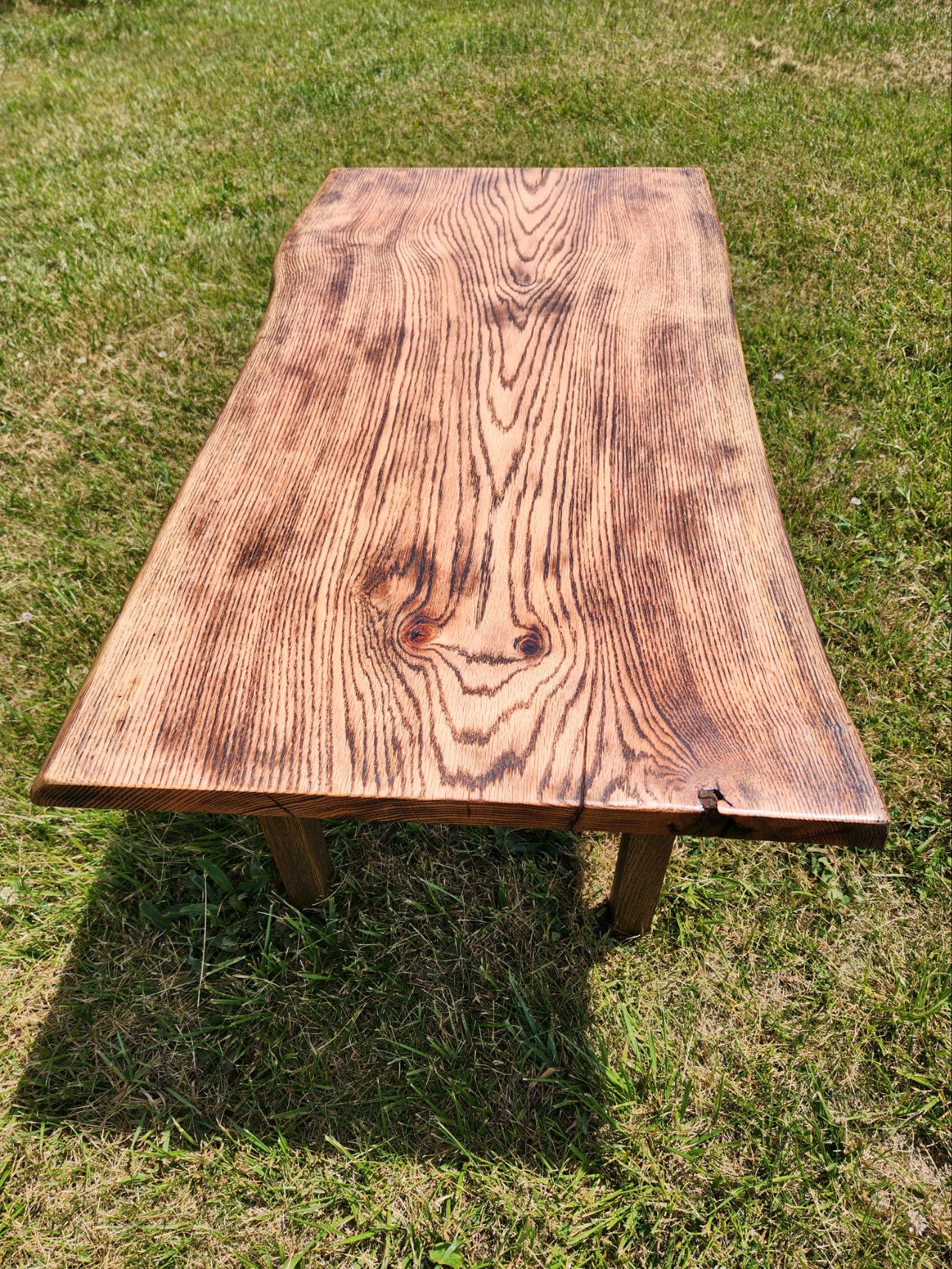 Live edge oak Coffee table