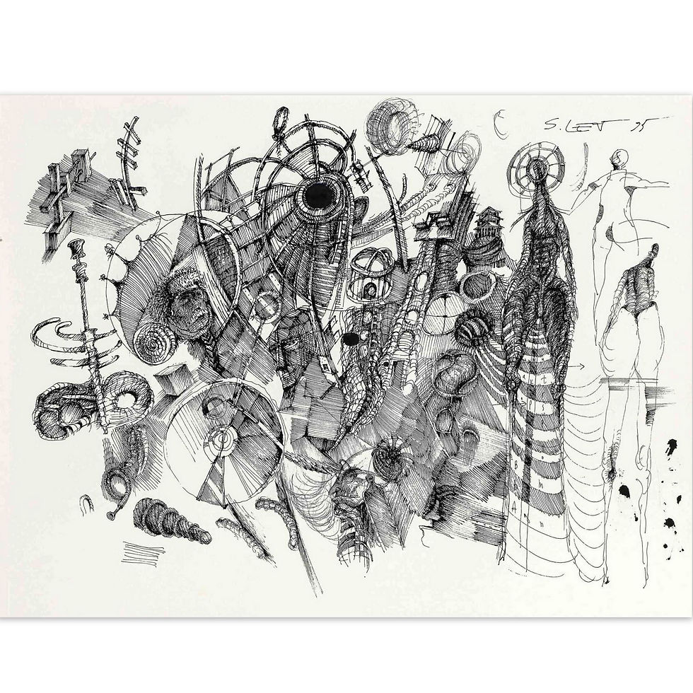 LEBEDINSKY Alexandre dit Sacha LEV (né en 1955)-E2