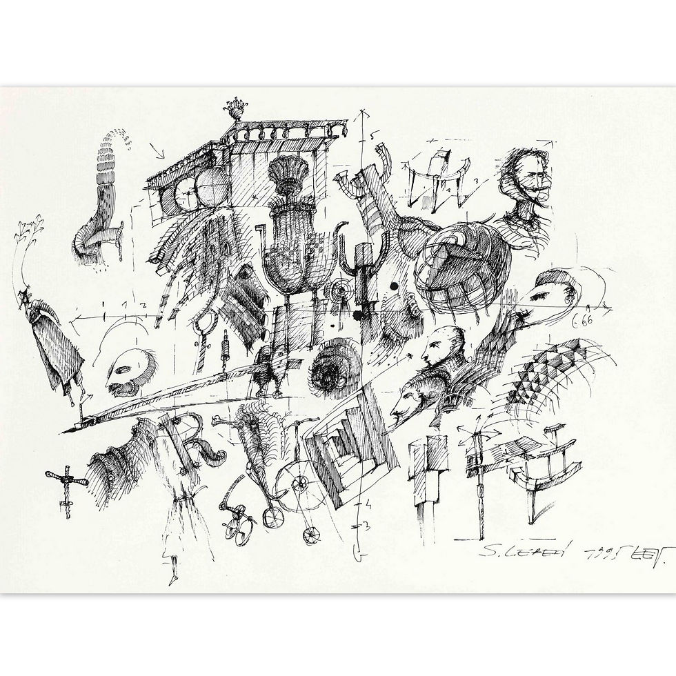 LEBEDINSKY Alexandre dit Sacha LEV (né en 1955)-E5