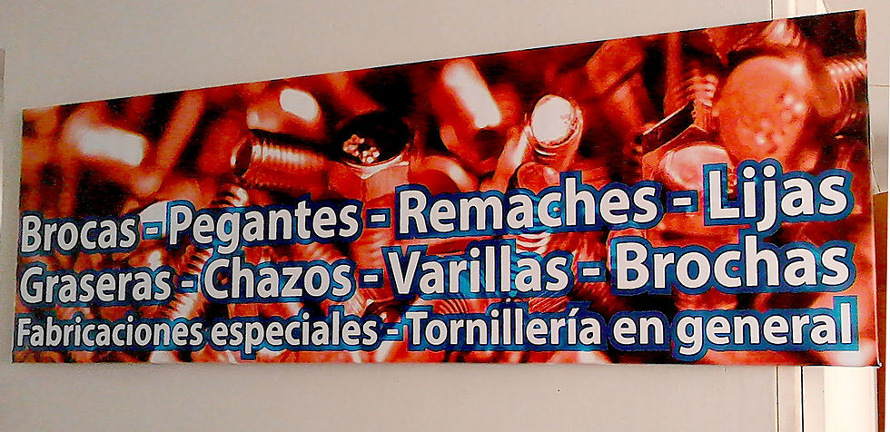 aviso ferreteria