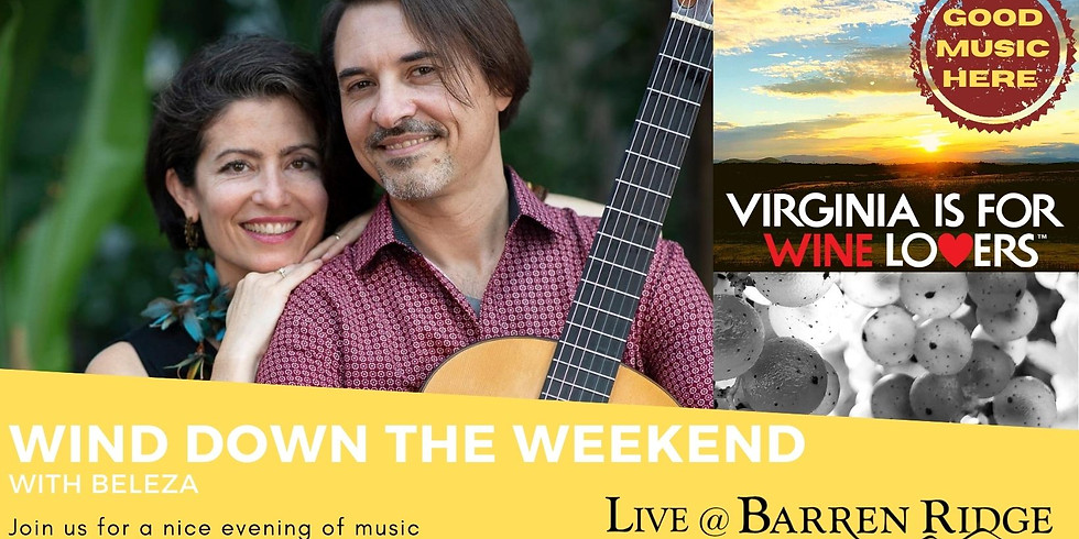 Wind down the Weekend with Beleza 2-5 PM | Live Music at BRV