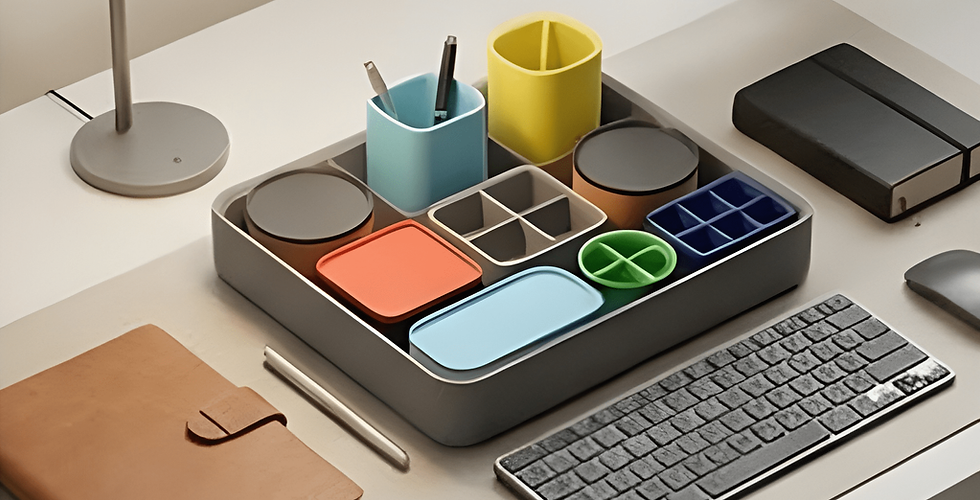 Build your own 3d printed utility desk organizer