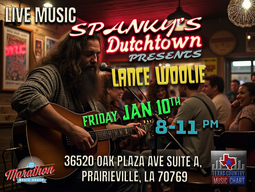 Spankys Dutchtown Presents Lance Woolie