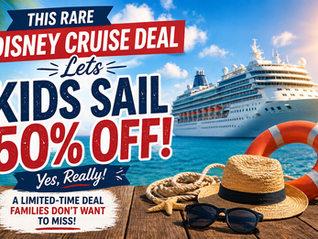 This Rare Disney Cruise Deal Lets Kids Sail for HALF Price (Yes, Really!)