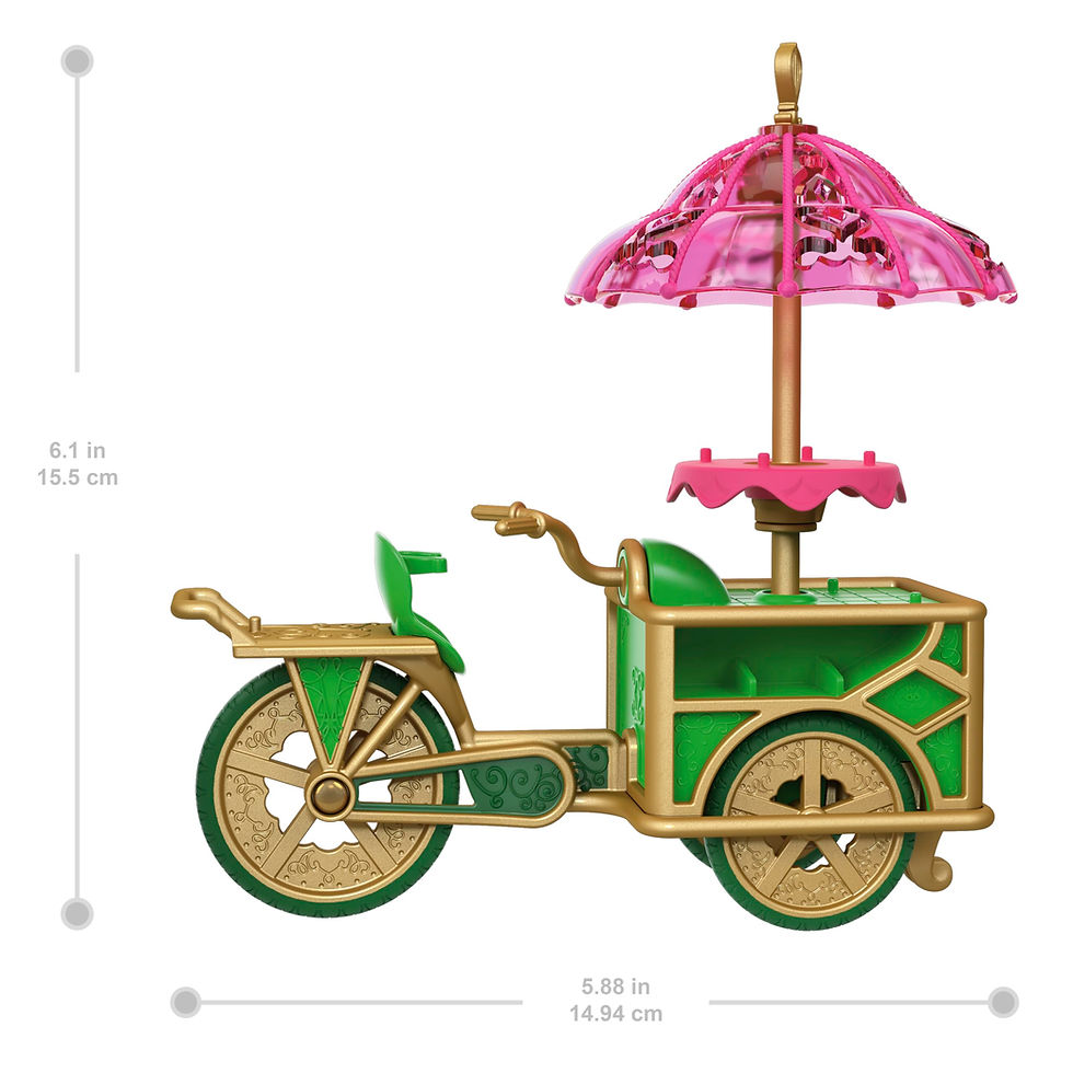 Thumbnail: Mattel Universal Pictures’ Wicked Emerald City Dessert Cart Toy with Cart & E...