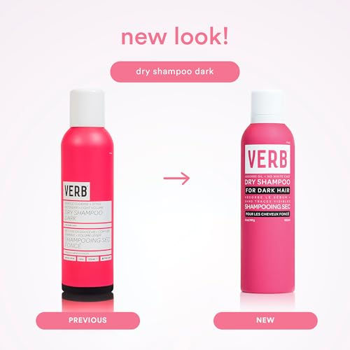 Thumbnail: VERB Dry Shampoo Dark, 5 oz – Refresh, Absorb Oils + Extends Styles - Refresh...