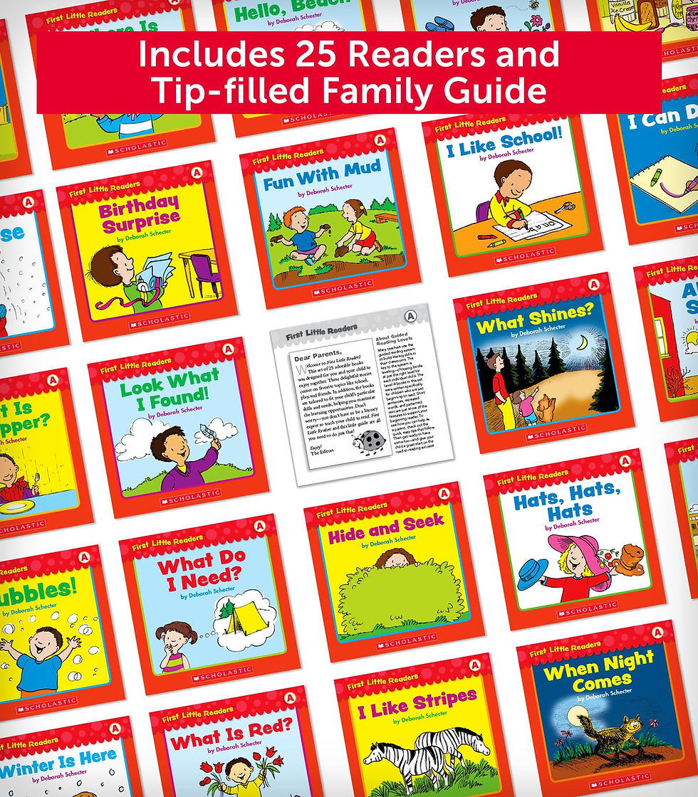 Thumbnail: First Little Readers Parent Pack: Guided Reading Level A: 25 Irresistible Boo...