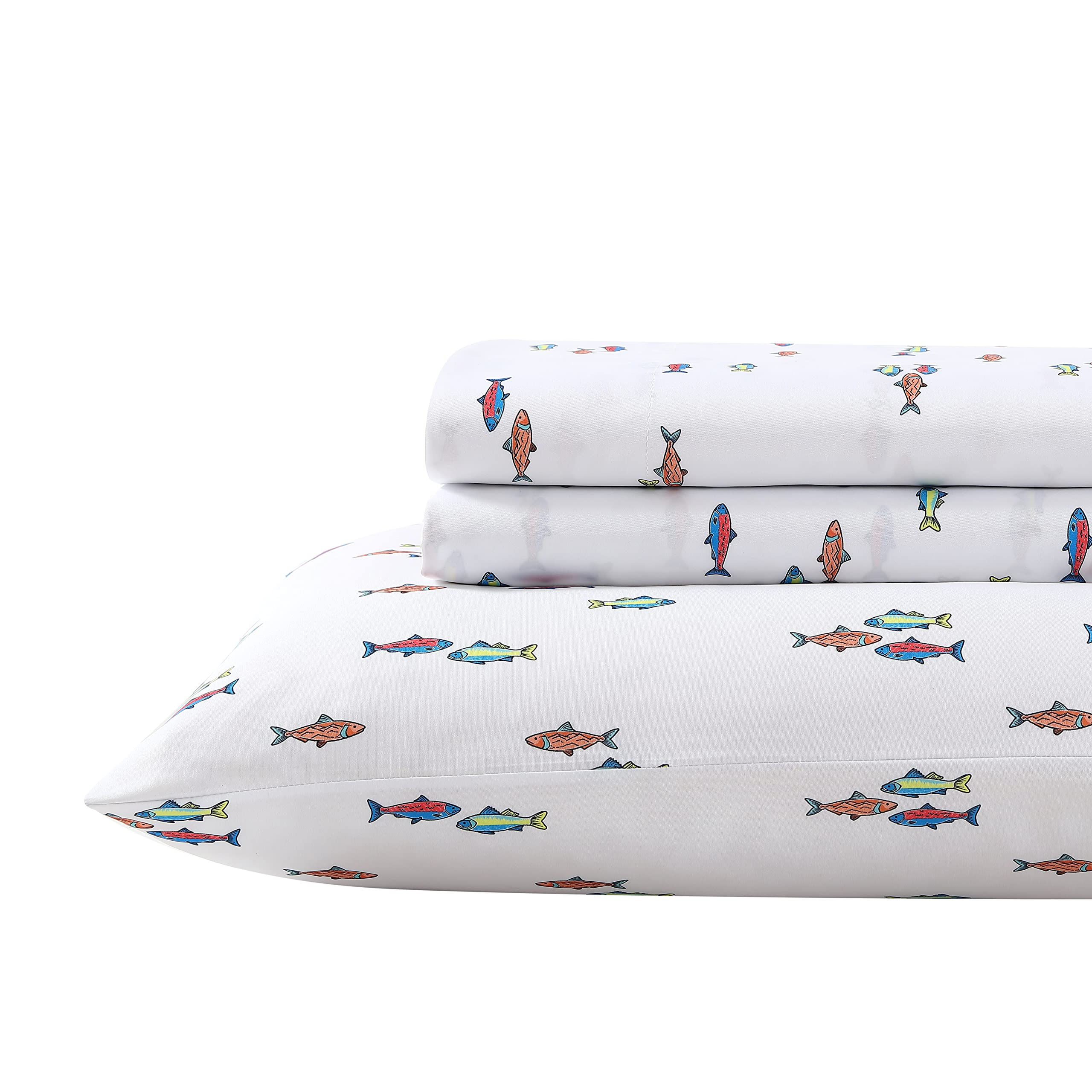 Eddie Bauer Kids - Twin Sheet Set, Ultra-Soft Microfiber Bedding with Fully E...