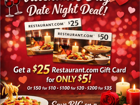 Turn Valentine's Day into a Flavor-Filled Date Night with this Sweet Date Night Deal