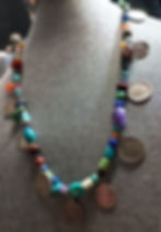 Coin necklace by Yellowhorse
