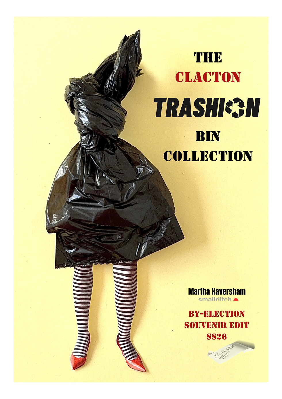 Thumbnail: Little Black Bin Bag Dress Poster SS26