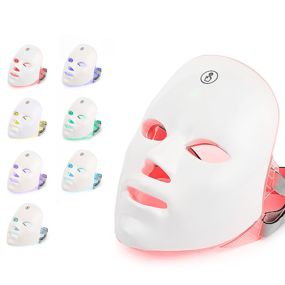 Thumbnail: 7-Color LED Facial Mask + Neck Therapy – Rejuvenation at Home