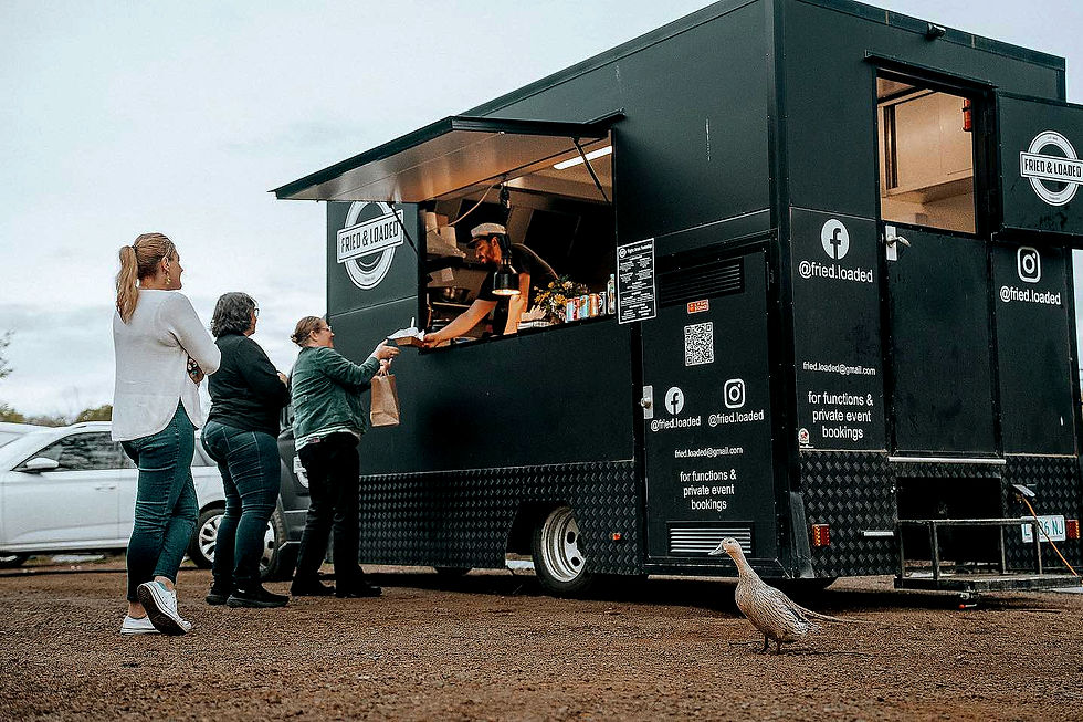 Fried and loaded food truck service