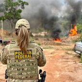 PF e IBAMA desmantelam garimpo ilegal no município de Tartarugalzinho